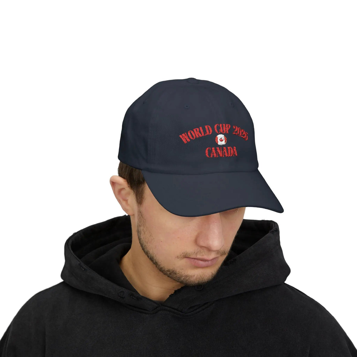 World Cup 2026 Canada Dad Cap — Canada Soccer Fan Baseball Hat by Printify