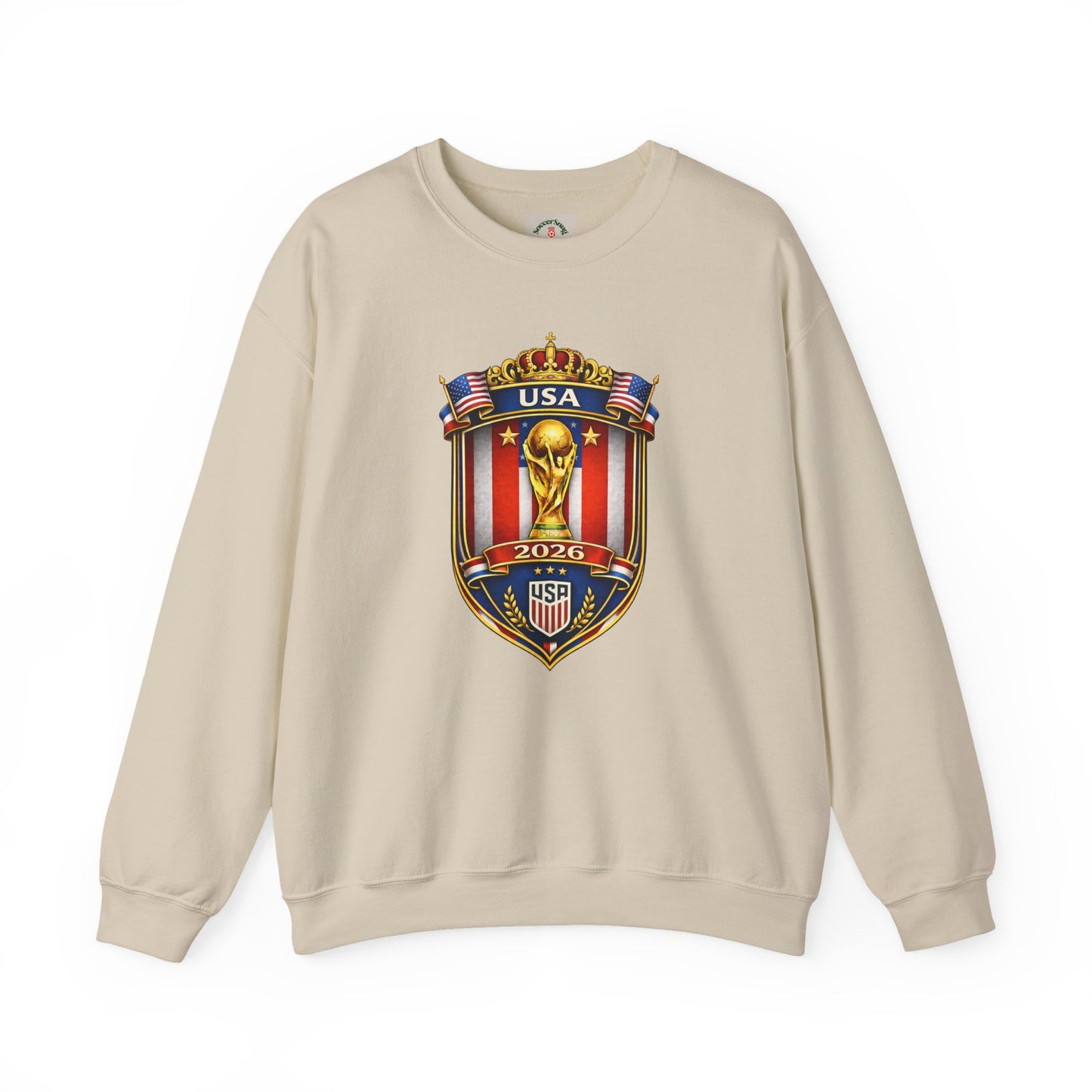 USA World Cup 2026 sweatshirt Crewneck Sweatshirt by Printify