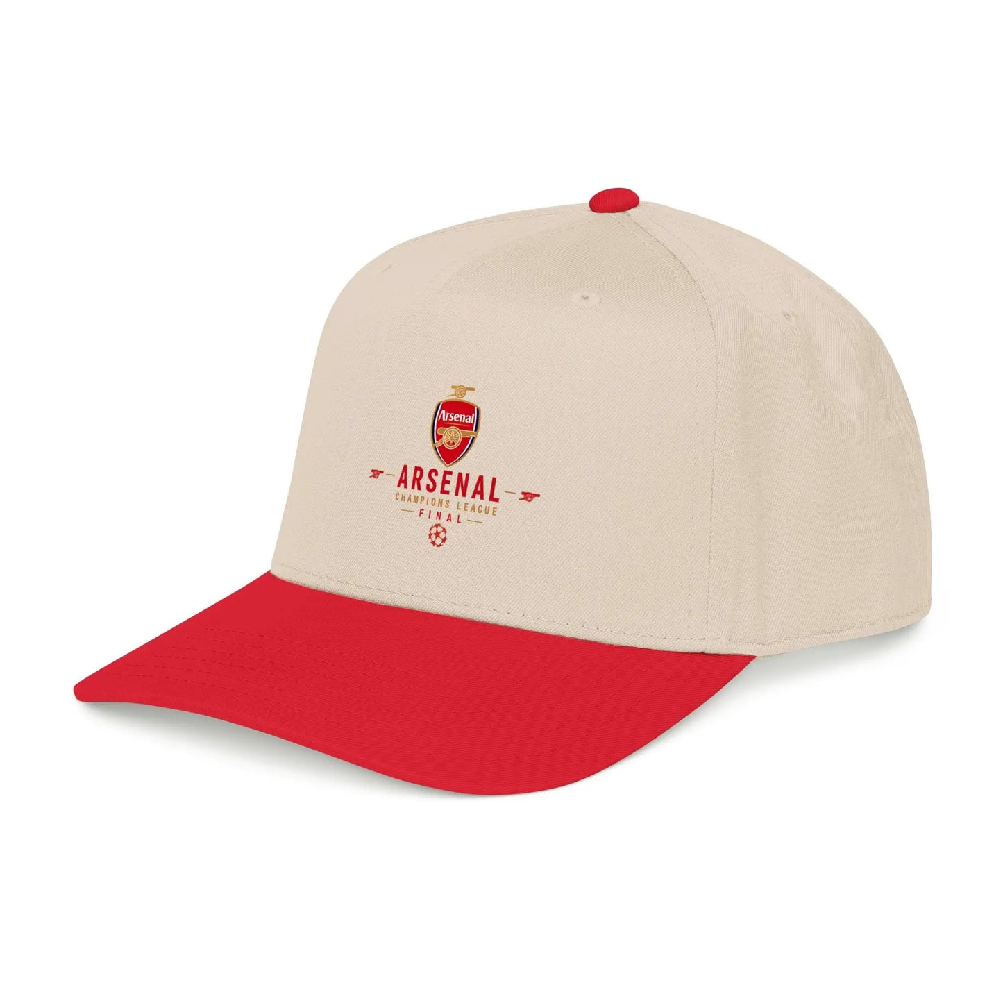 Arsenal Champions League Mid Profile Baseball Hat by Printify