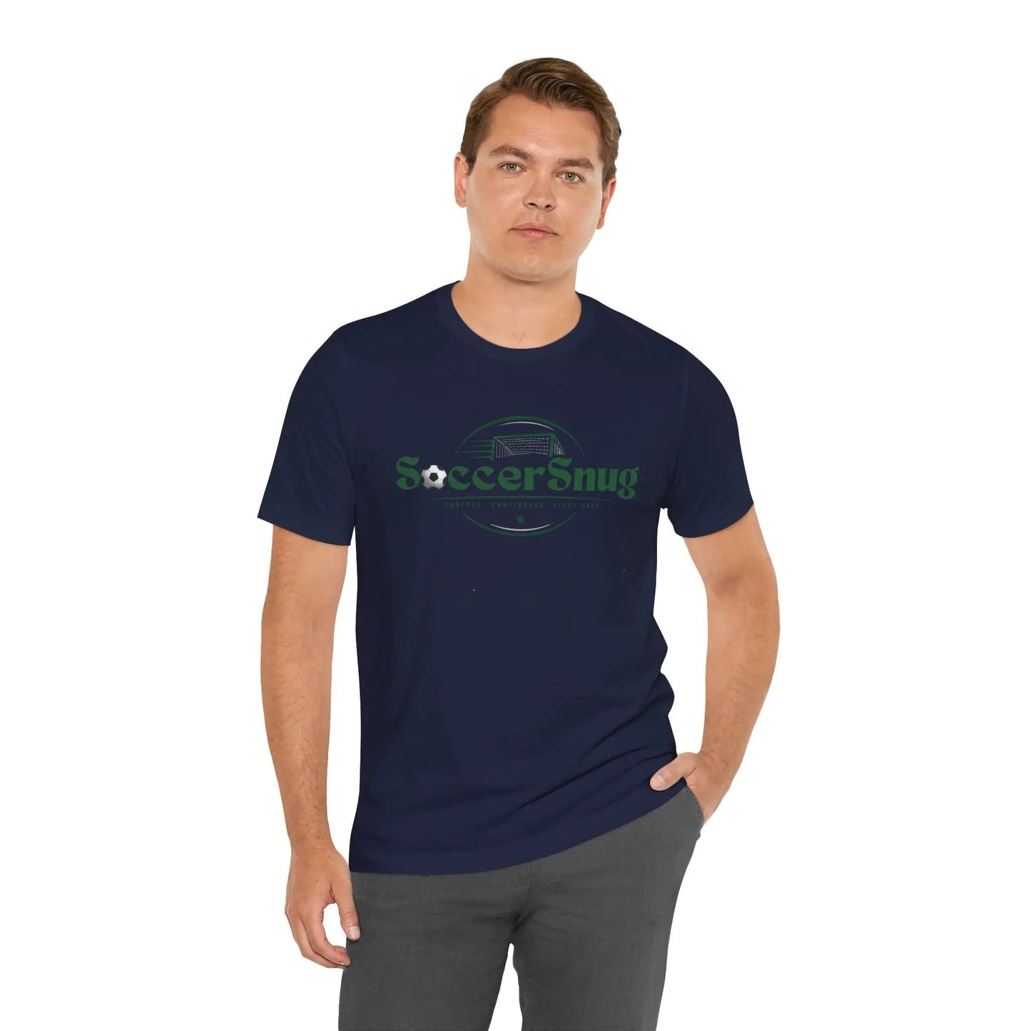 SoccerSnug Unisex Soccer Jersey Short Sleeve Tee by Printify