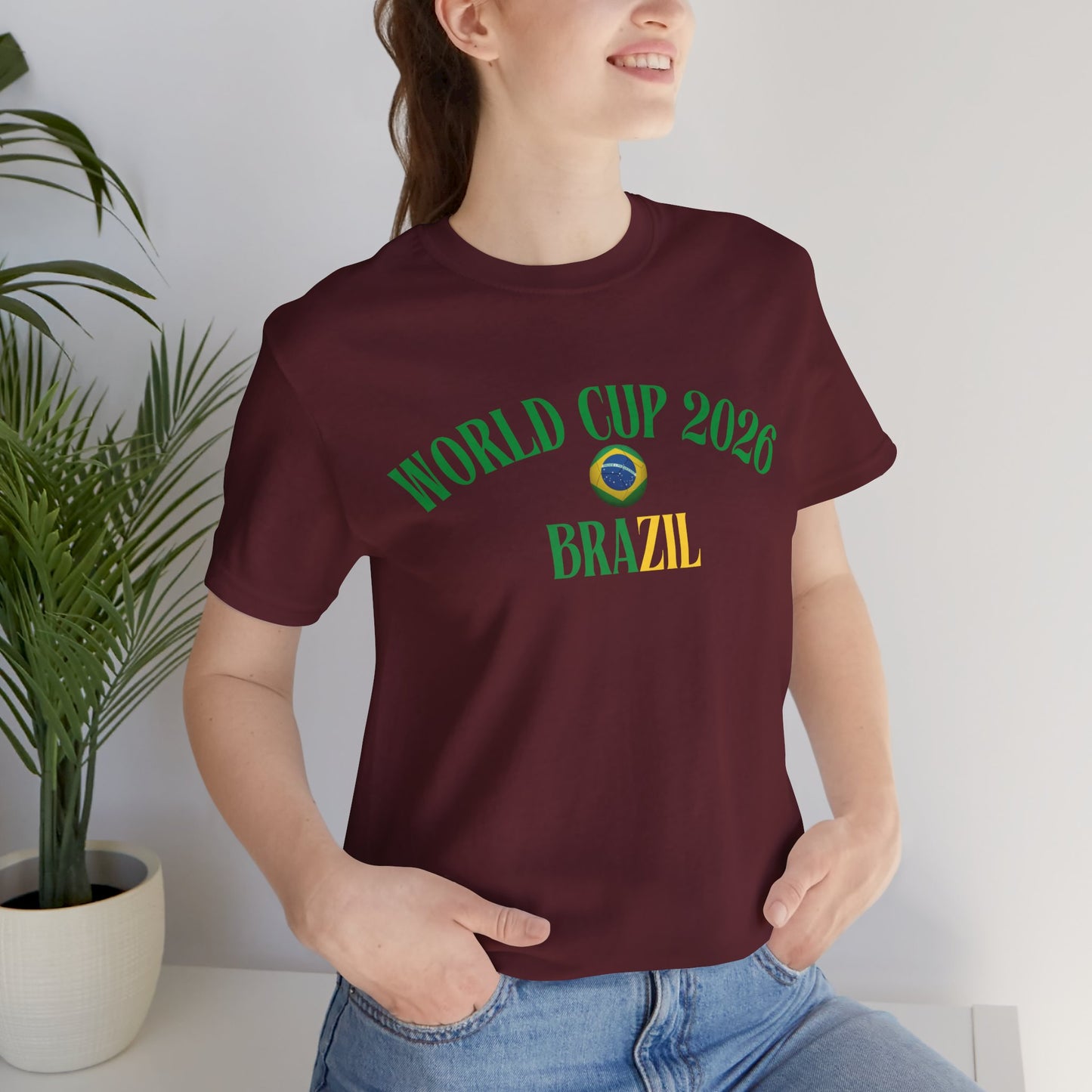 World Cup 2026 Brazil Tee – Brazil Soccer Fan T-Shirt