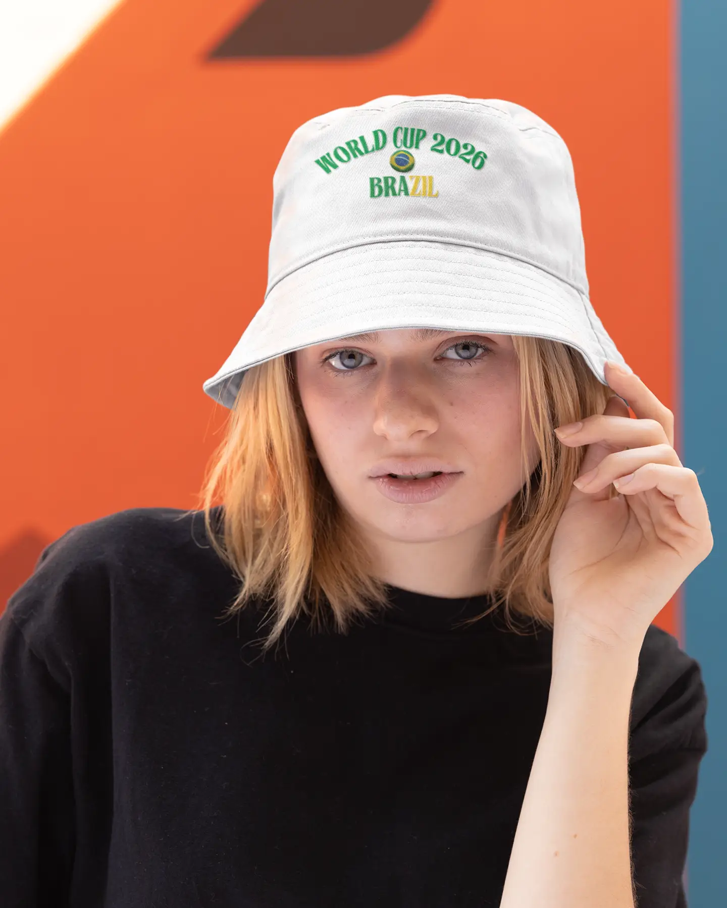 Bucket Hat — Embroidered "World Cup 2026 Brazil" Soccer Fan Hat by Printify