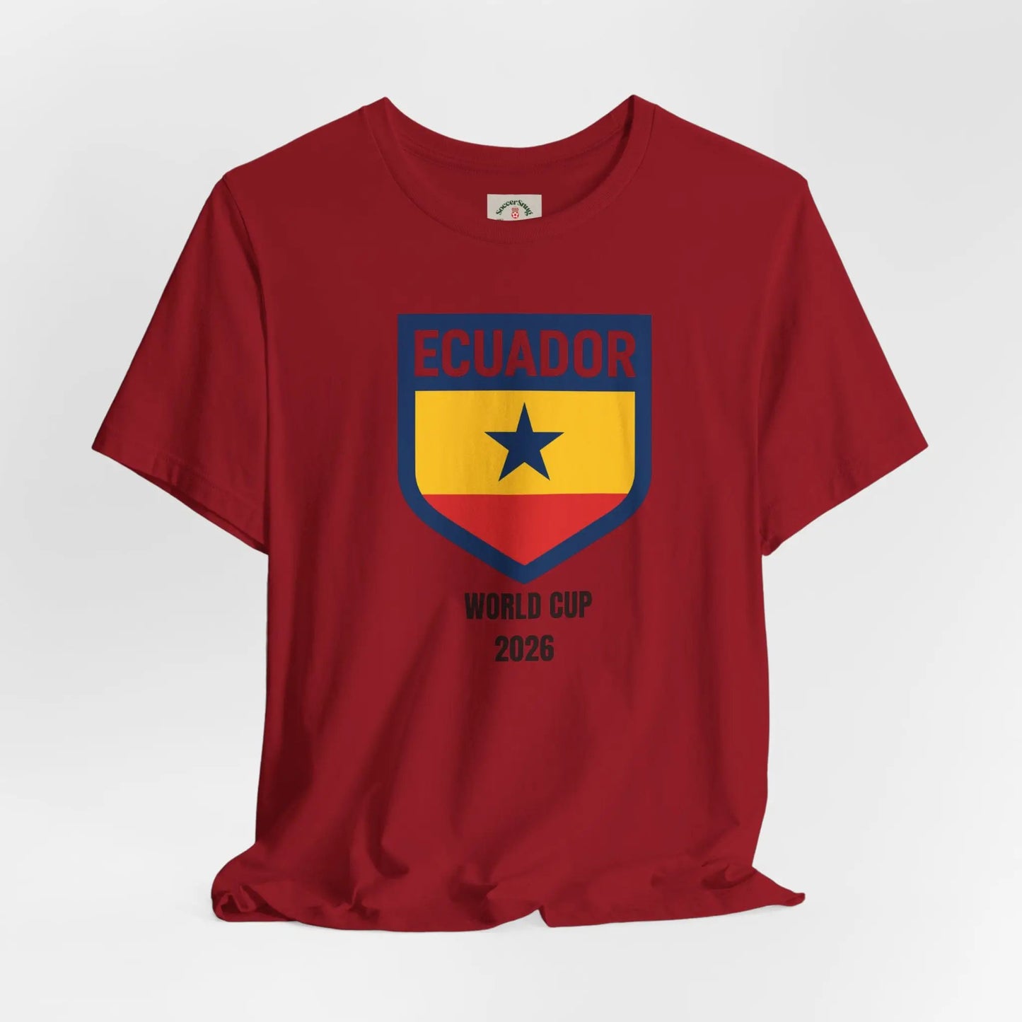 Ecuador World Cup 2026 Unisex Short Sleeve Cotton Tee by Printify