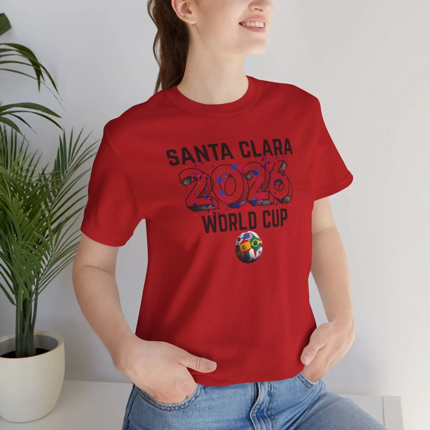 Santa Clare World Cup 2026 Unisex Cotton Crew Tee by Printify