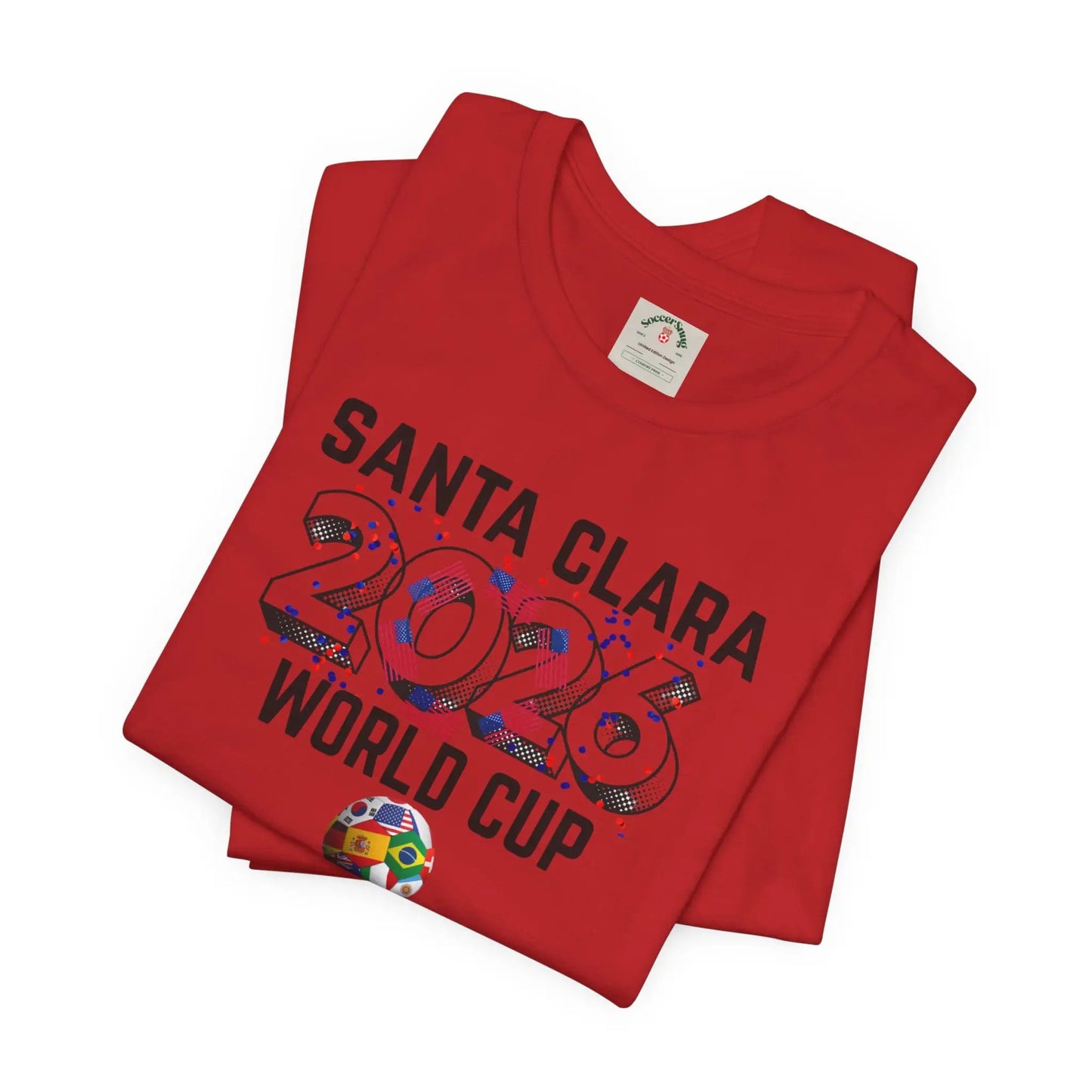Santa Clare World Cup 2026 Unisex Cotton Crew Tee by Printify