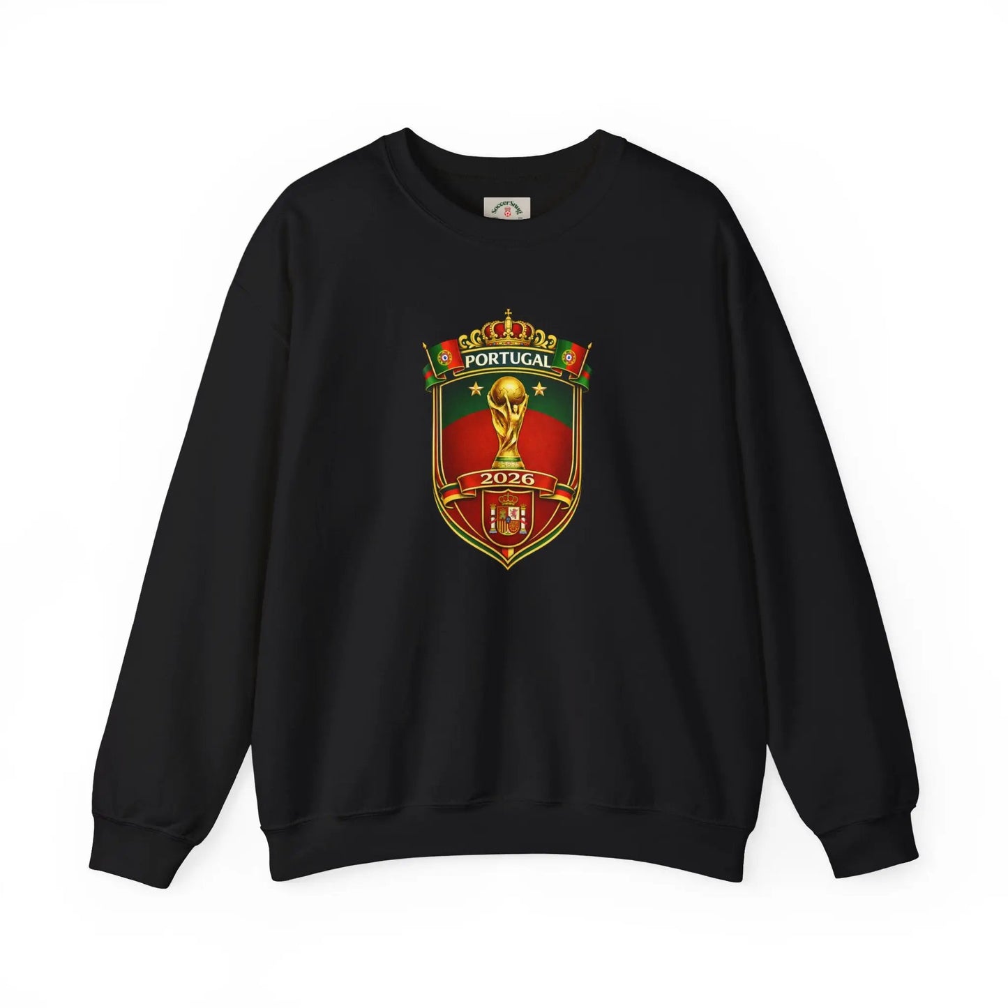 Portugal World Cup 2022 Crest Sweatshirt by Printify