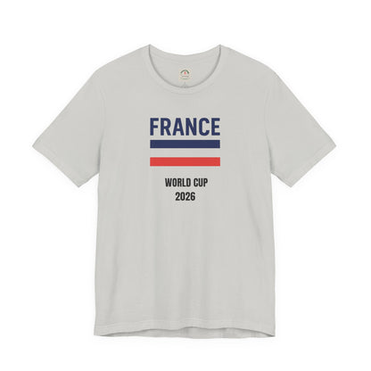 France World Cup 2026 Unisex Cotton Crew Tee