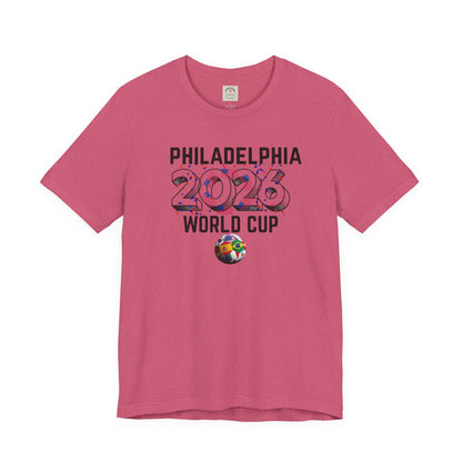 Philadelphia World Cup 2026 Unisex Streetwear Cotton Crew Tee