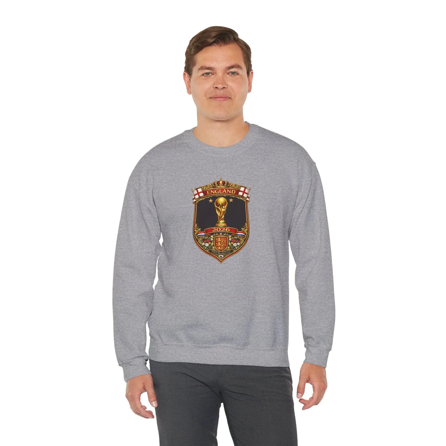 England World Cup Crewneck Sweatshirt by Printify