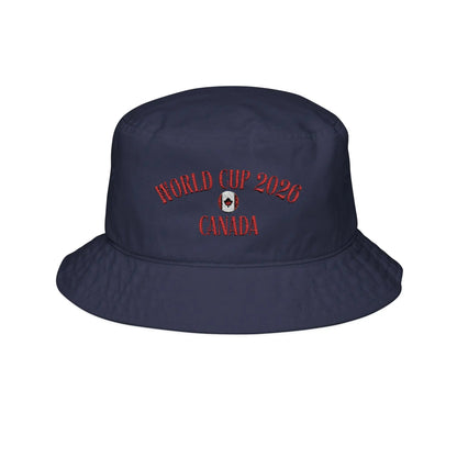 World Cup 2026 Canada Embroidered Bucket Hat — Soccer Fan Sun Hat by Printify