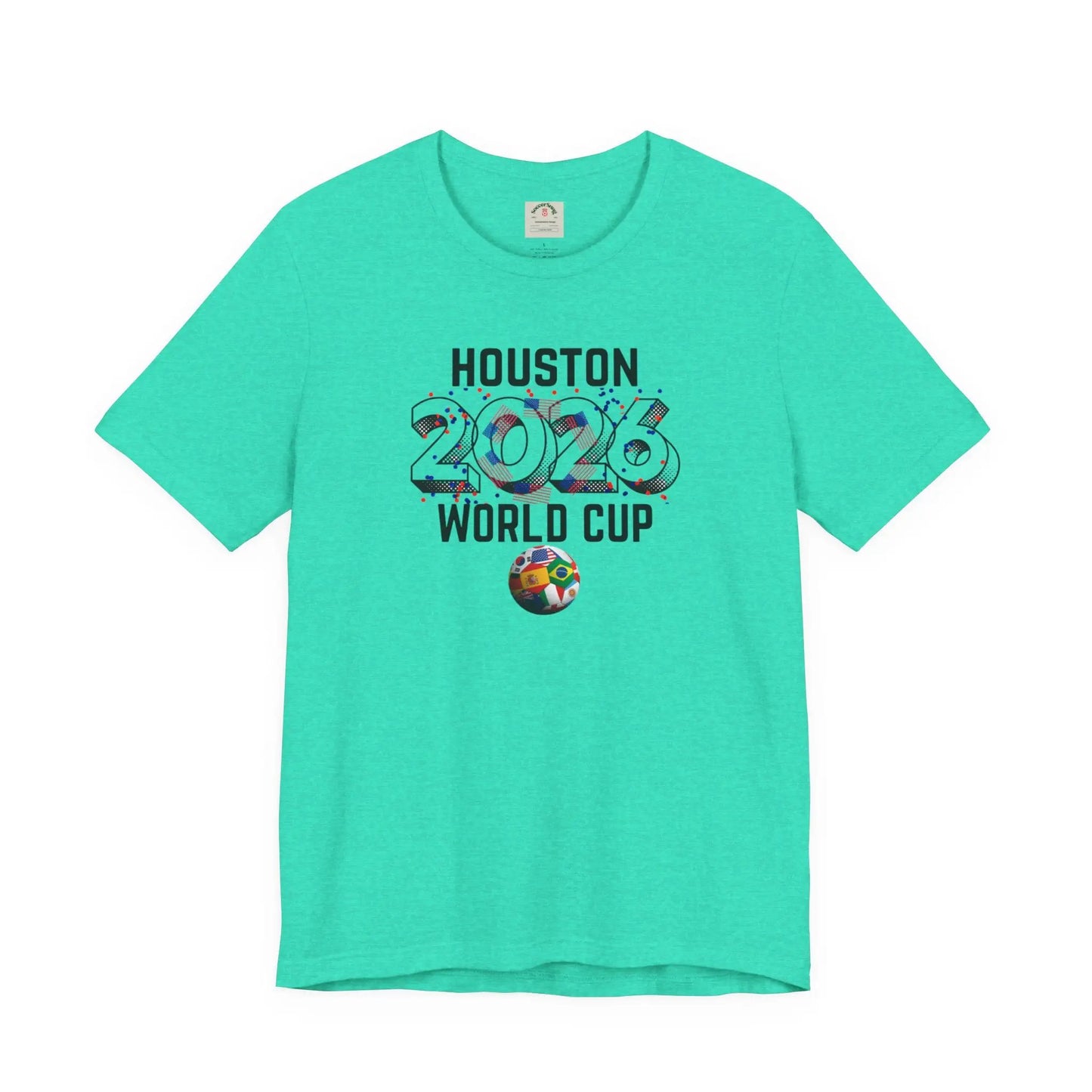 Houston World Cup 2026 Host Unisex Cotton Crew Tee by Printify