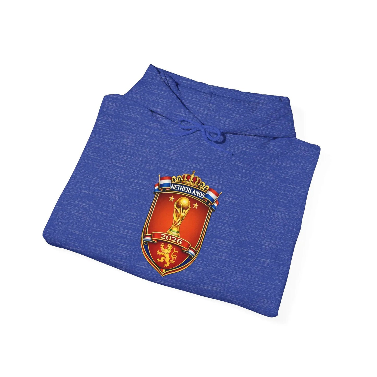 Netherlands World Cup 2026 Crest Hoodie Lion Shield Emblem Sweatshirt by Printify
