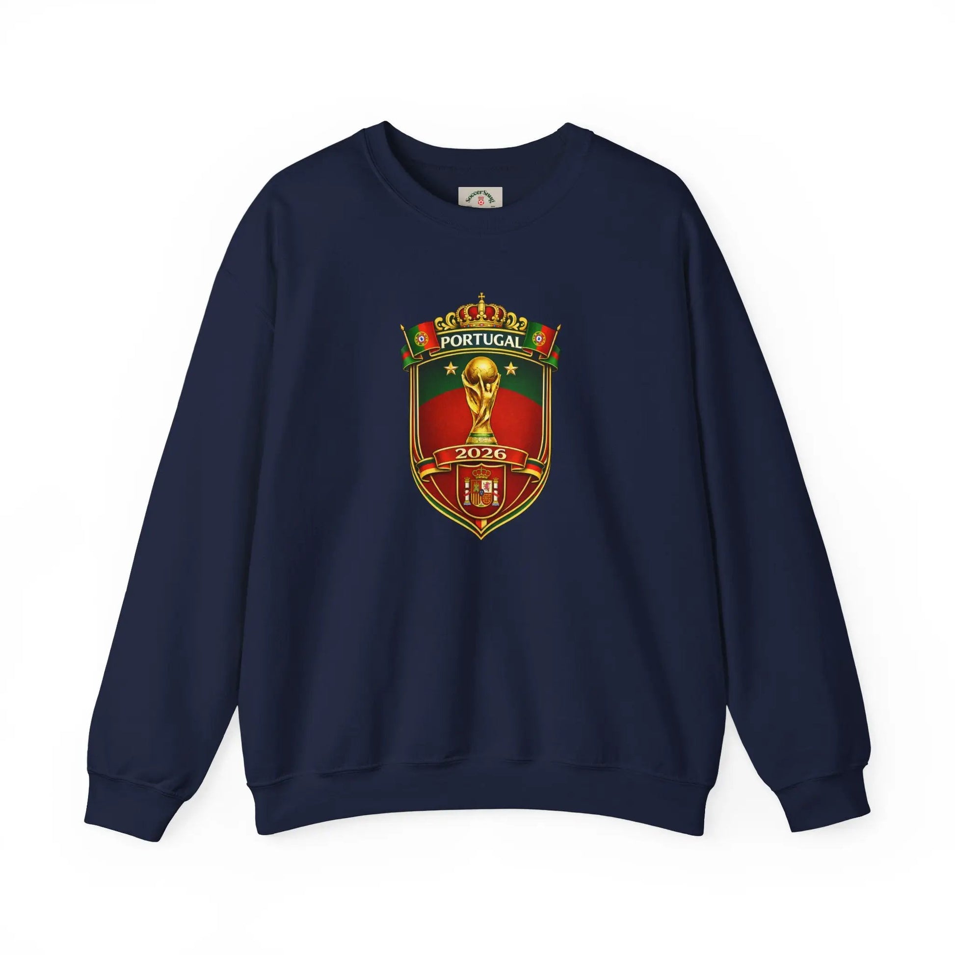 Portugal World Cup 2022 Crest Sweatshirt by Printify