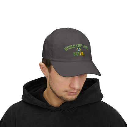 World Cup 2026 Brazil Dad Cap – Embroidered Soccer Fan Hat