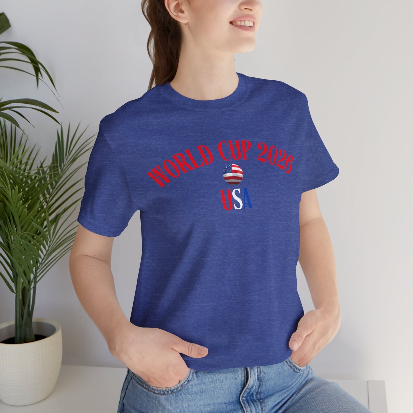 World Cup 2026 USA T-Shirt — Patriotic Soccer Tee