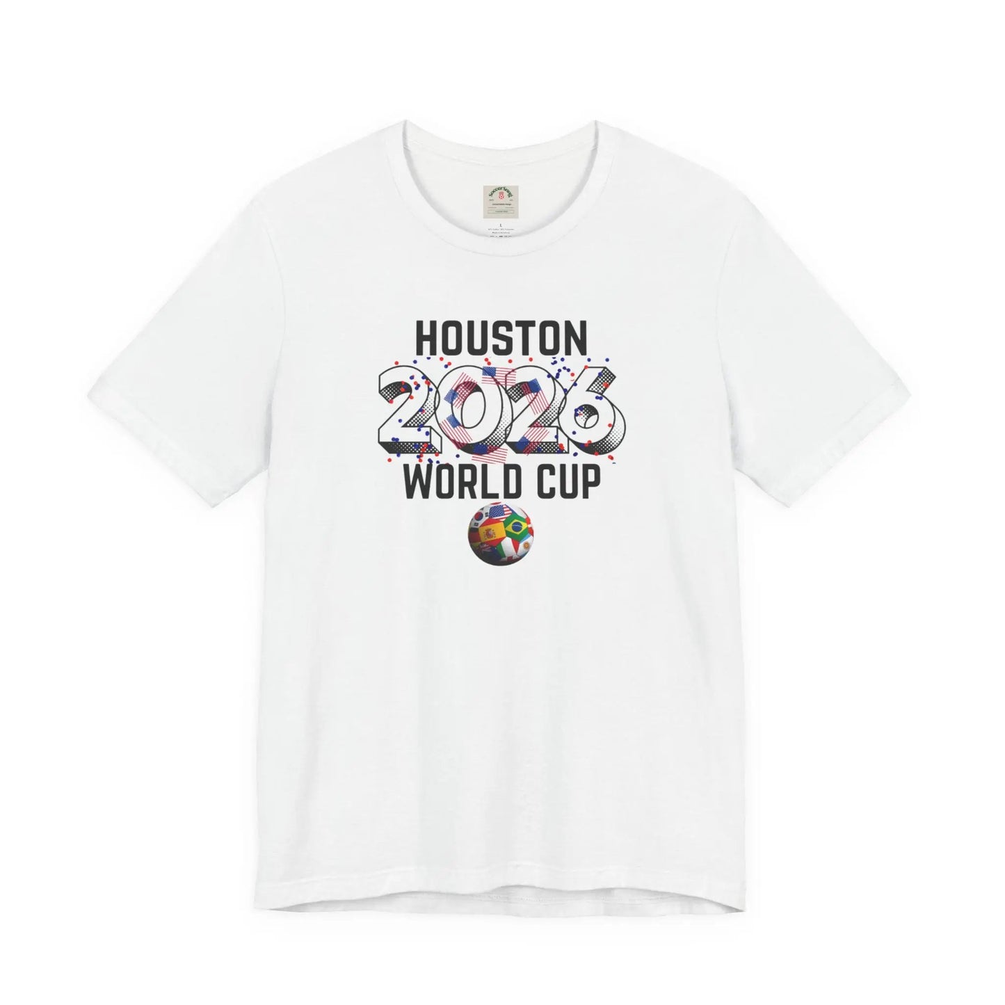Houston World Cup 2026 Host Unisex Cotton Crew Tee by Printify