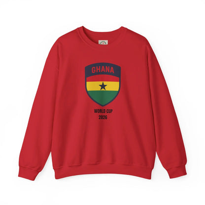 Ghana World Cup 2026 Unisex Heavy Blend™ Crewneck Sweatshirt by Printify
