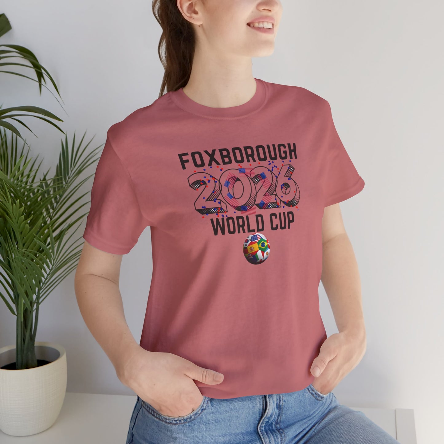 Fox Borough World Cup 2026 Host Unisex Cotton Crew Tee
