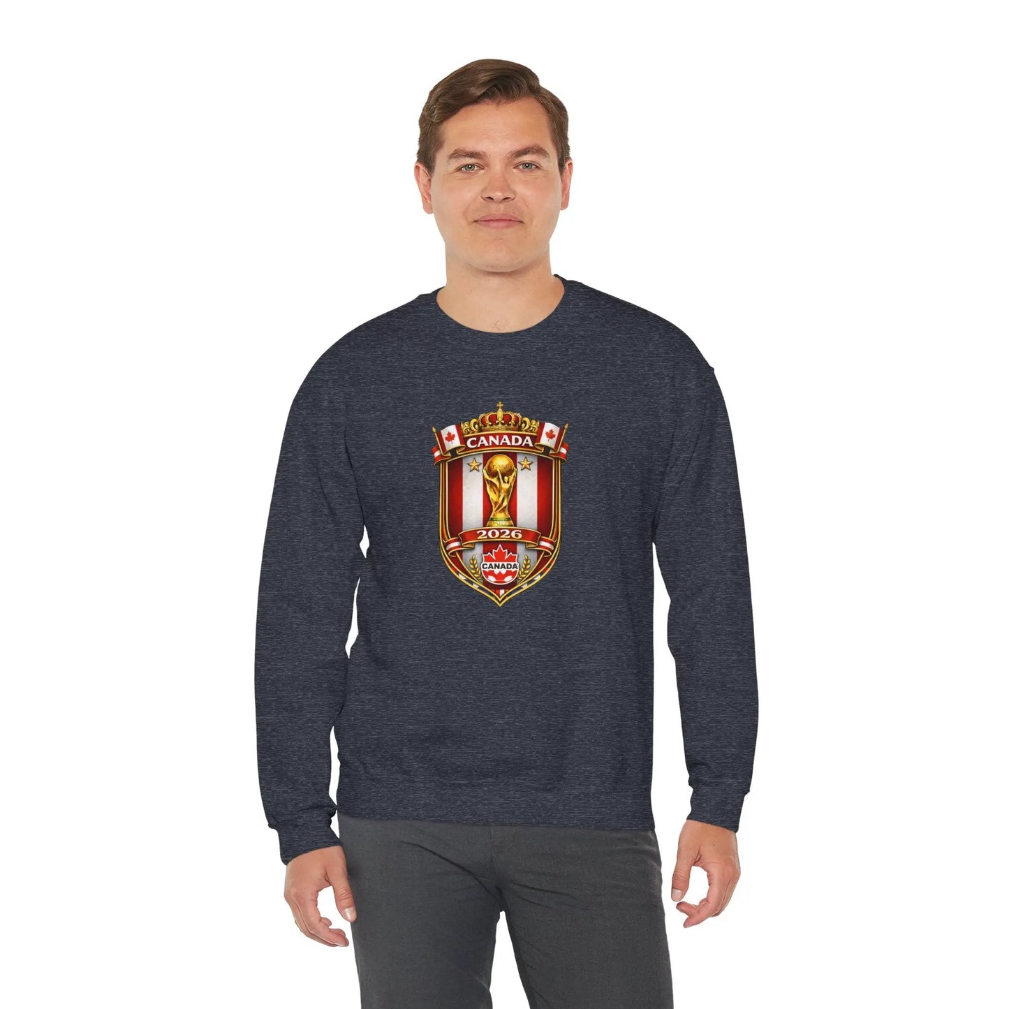 Canada World Cup 2026 Crewneck Sweatshirt by Printify