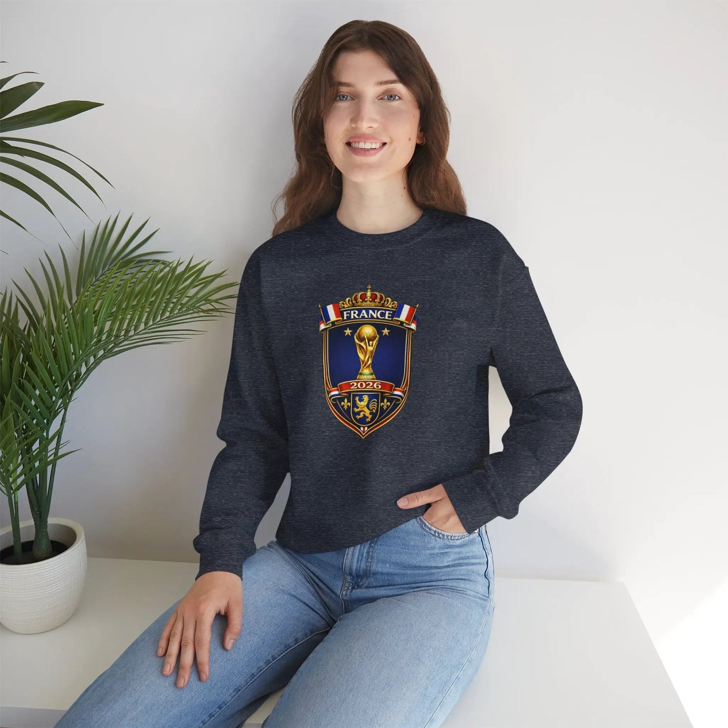 France World Cup Crewneck Sweatshirt by Printify
