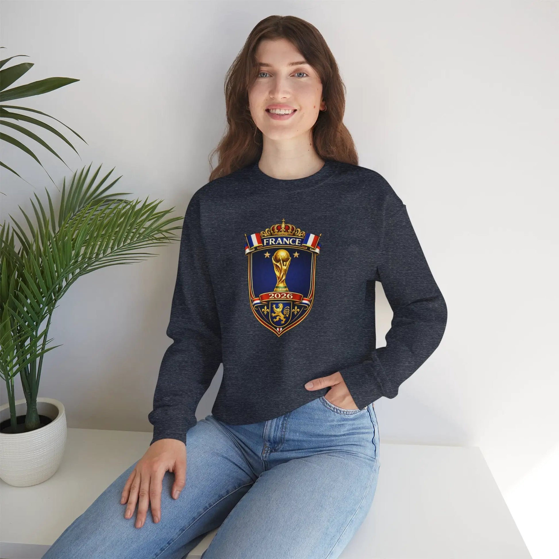 France World Cup Crewneck Sweatshirt by Printify