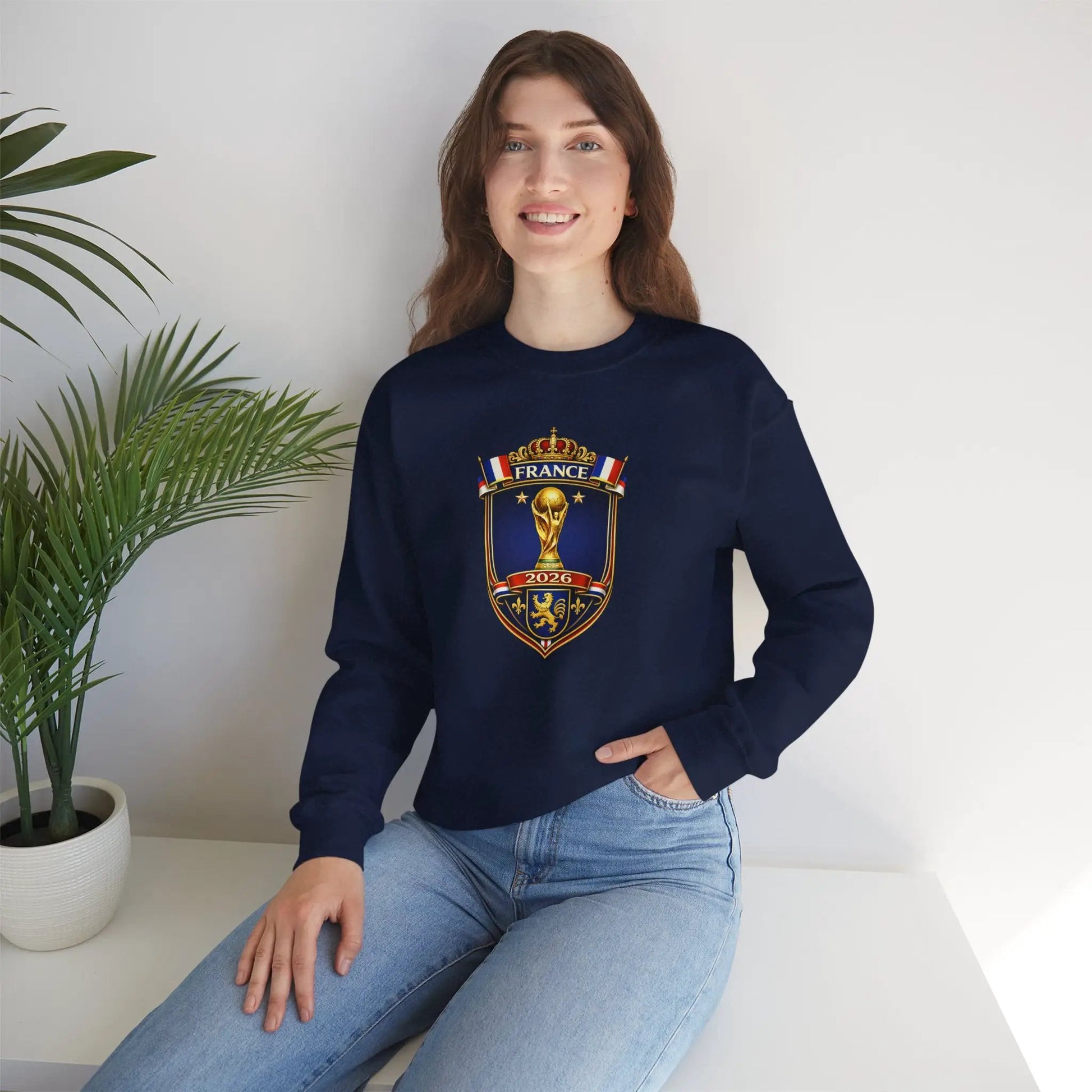 France World Cup Crewneck Sweatshirt by Printify