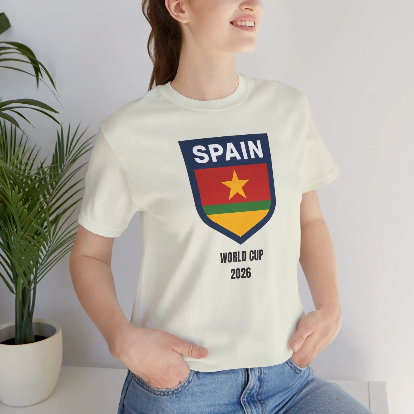 Spain World Cup 2026 Unisex Cotton Crew Tee by Printify