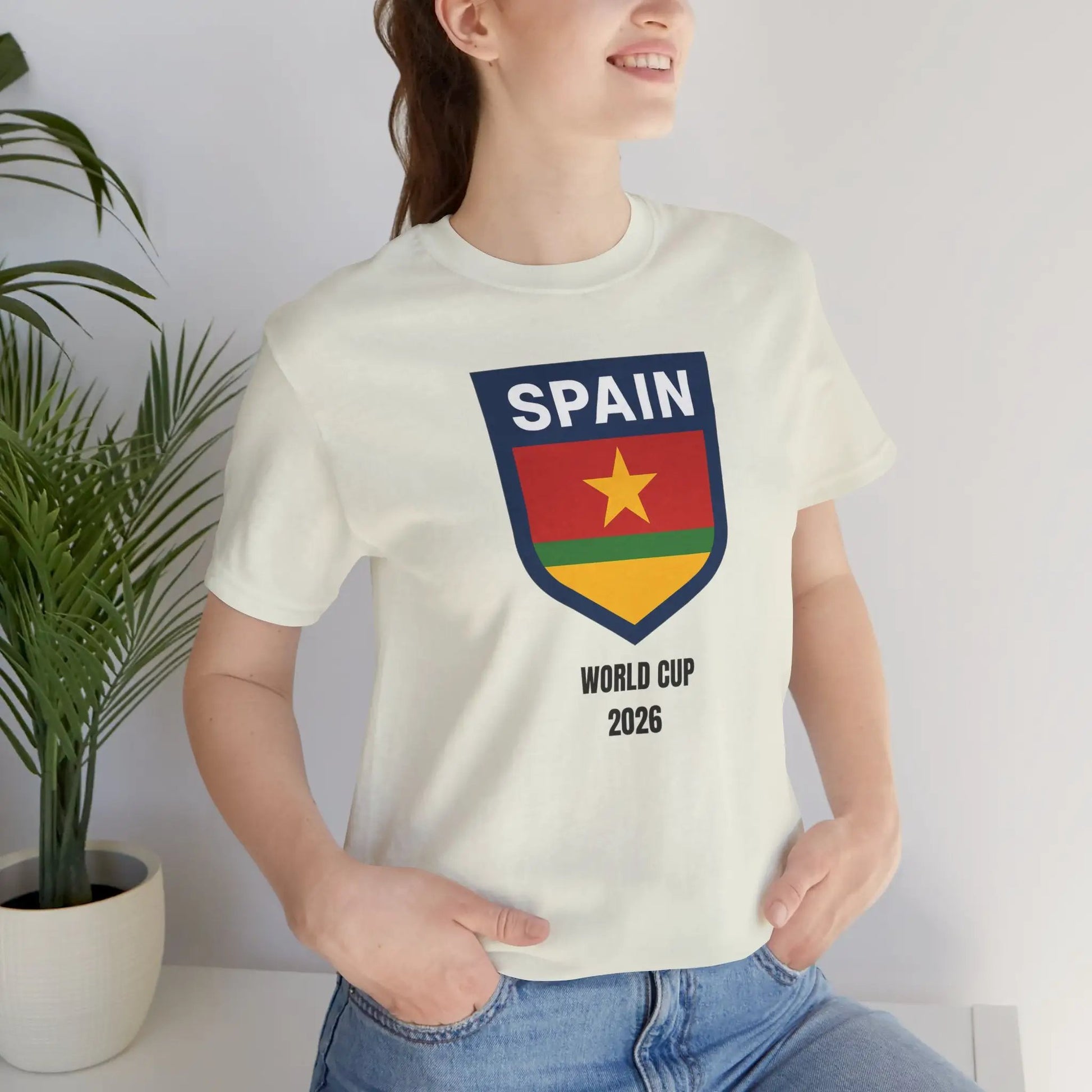 Spain World Cup 2026 Unisex Cotton Crew Tee by Printify