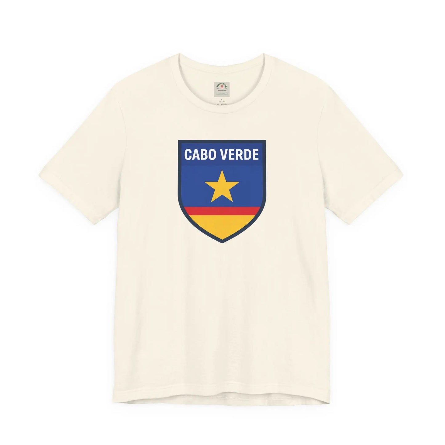Cabo Verde Shield T‑Shirt — Cape Verde Pride Travel Tee by Printify