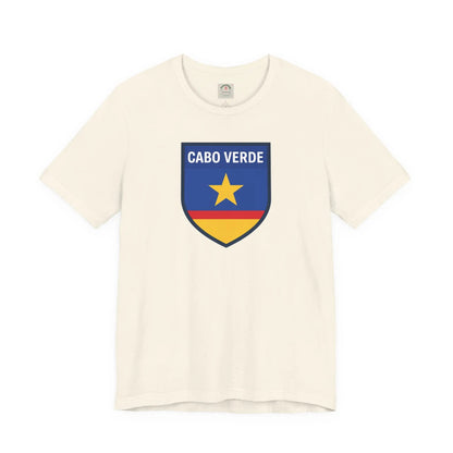 Cabo Verde Shield T‑Shirt — Cape Verde Pride Travel Tee by Printify