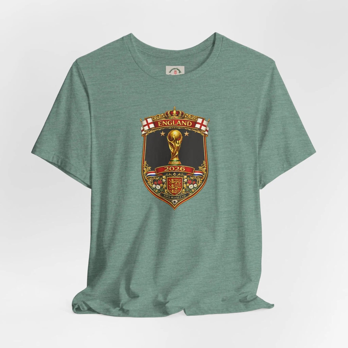 England World Cup 2026 Unisex Cotton Crew Tee by Printify