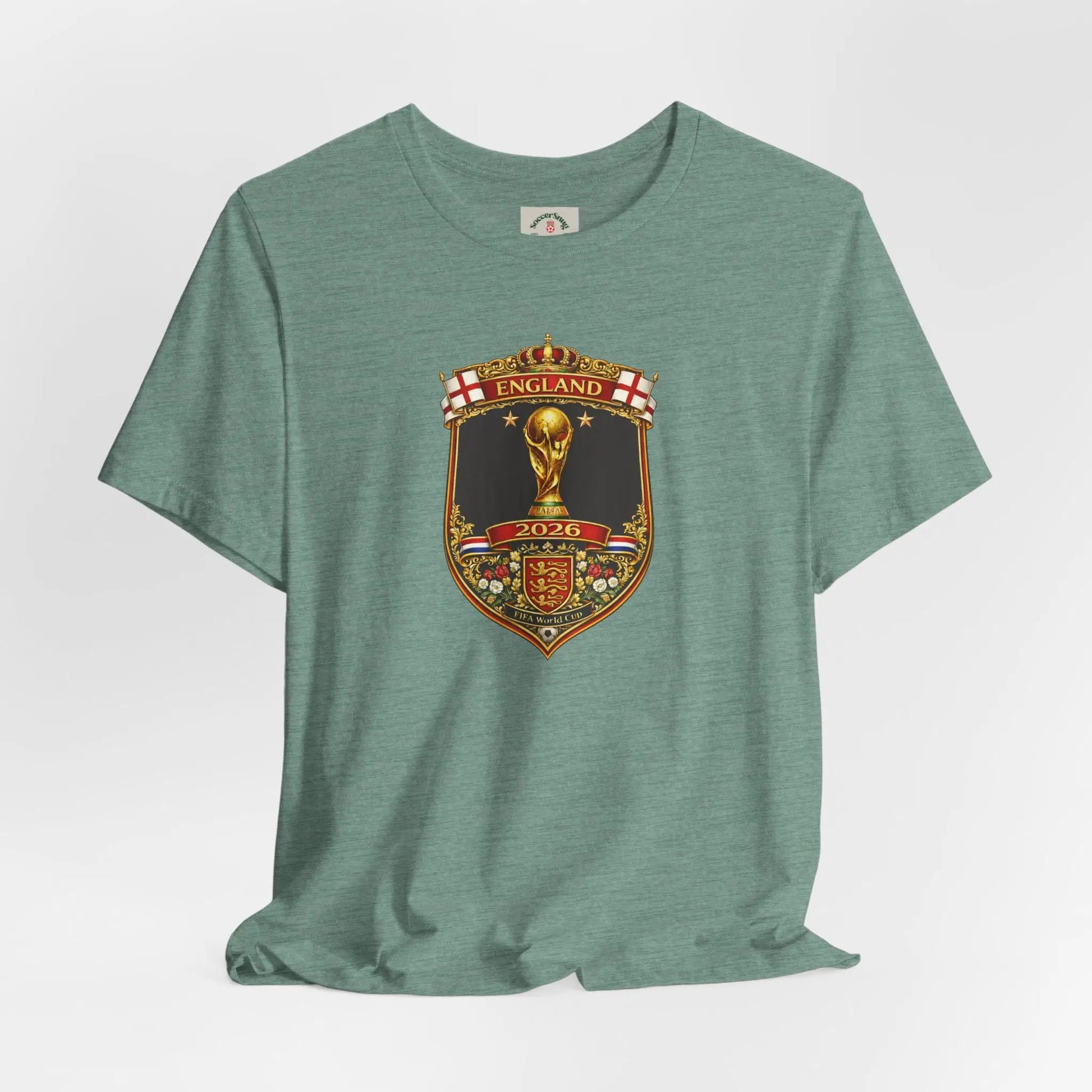 England World Cup 2026 Unisex Cotton Crew Tee by Printify