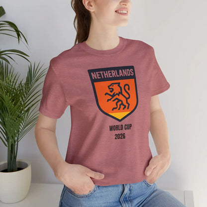 Netherlands World Cup 2026 Unisex Cotton Crew Tee by Printify
