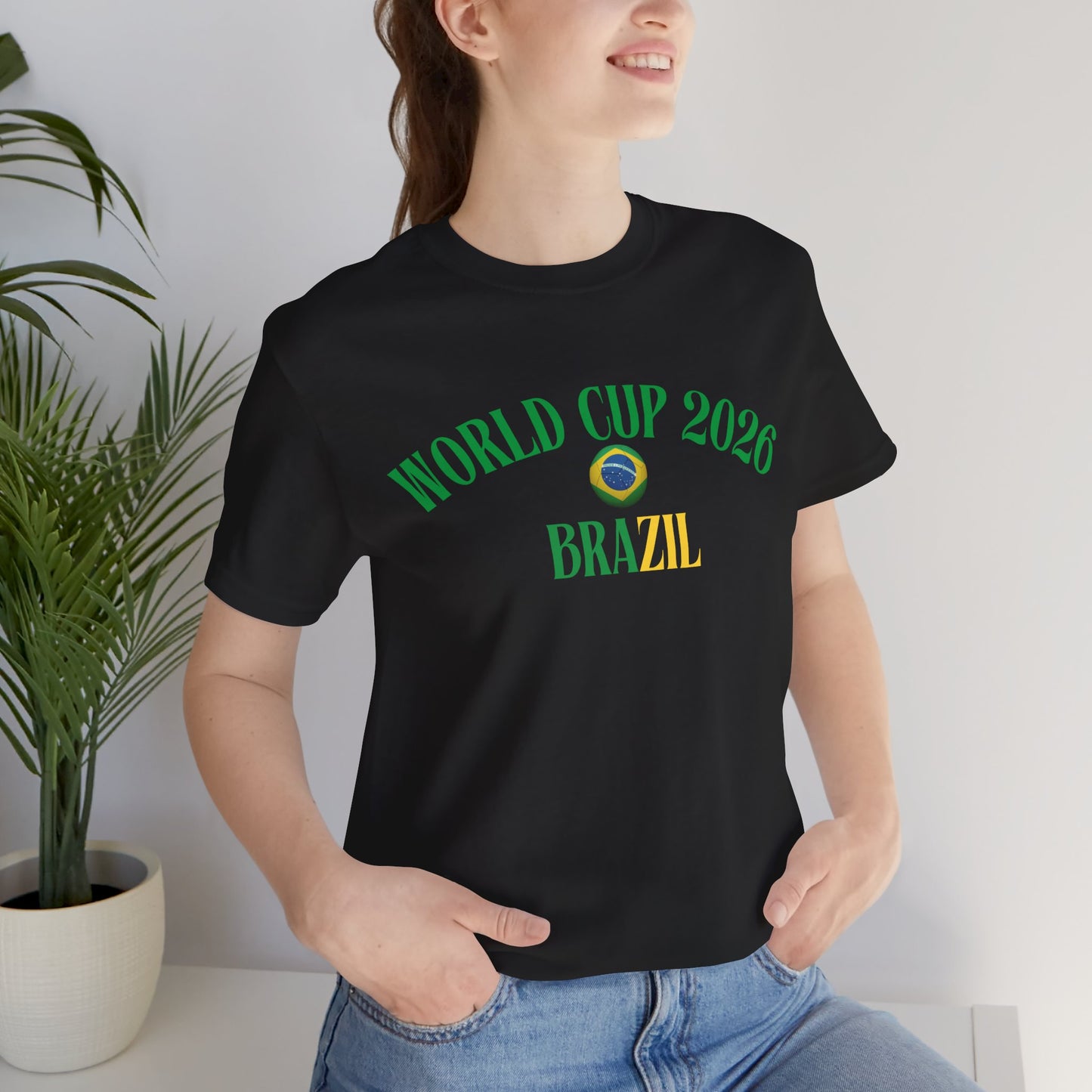 World Cup 2026 Brazil Tee – Brazil Soccer Fan T-Shirt