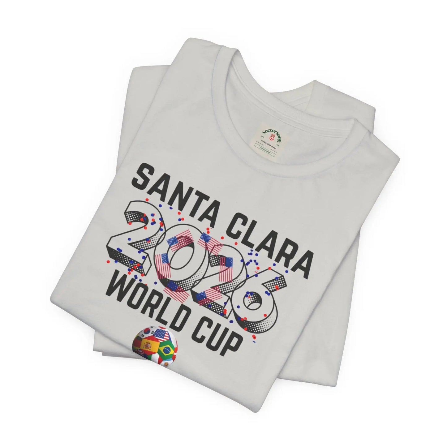 Santa Clare World Cup 2026 Unisex Cotton Crew Tee by Printify