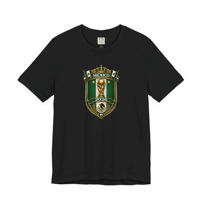 Mexico 2026 World Cup Crest T-Shirt — Soccer Fan Jersey Tee by Printify