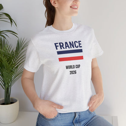 France World Cup 2026 Unisex Cotton Crew Tee