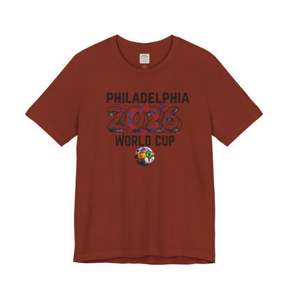 Philadelphia World Cup 2026 Unisex Streetwear Cotton Crew Tee