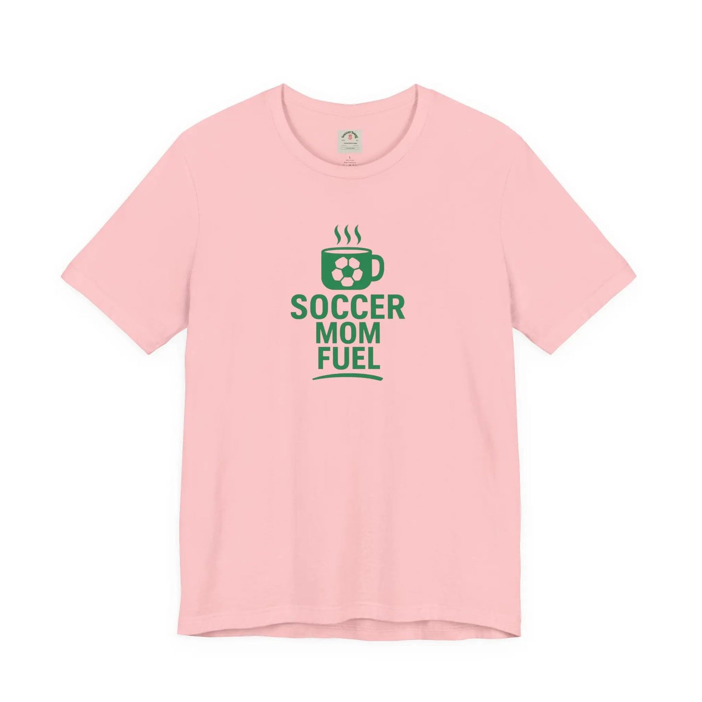 Soccer Mom Fuel T-Shirt — Coffee & Soccer Graphic Tee for Sports Moms by Printify