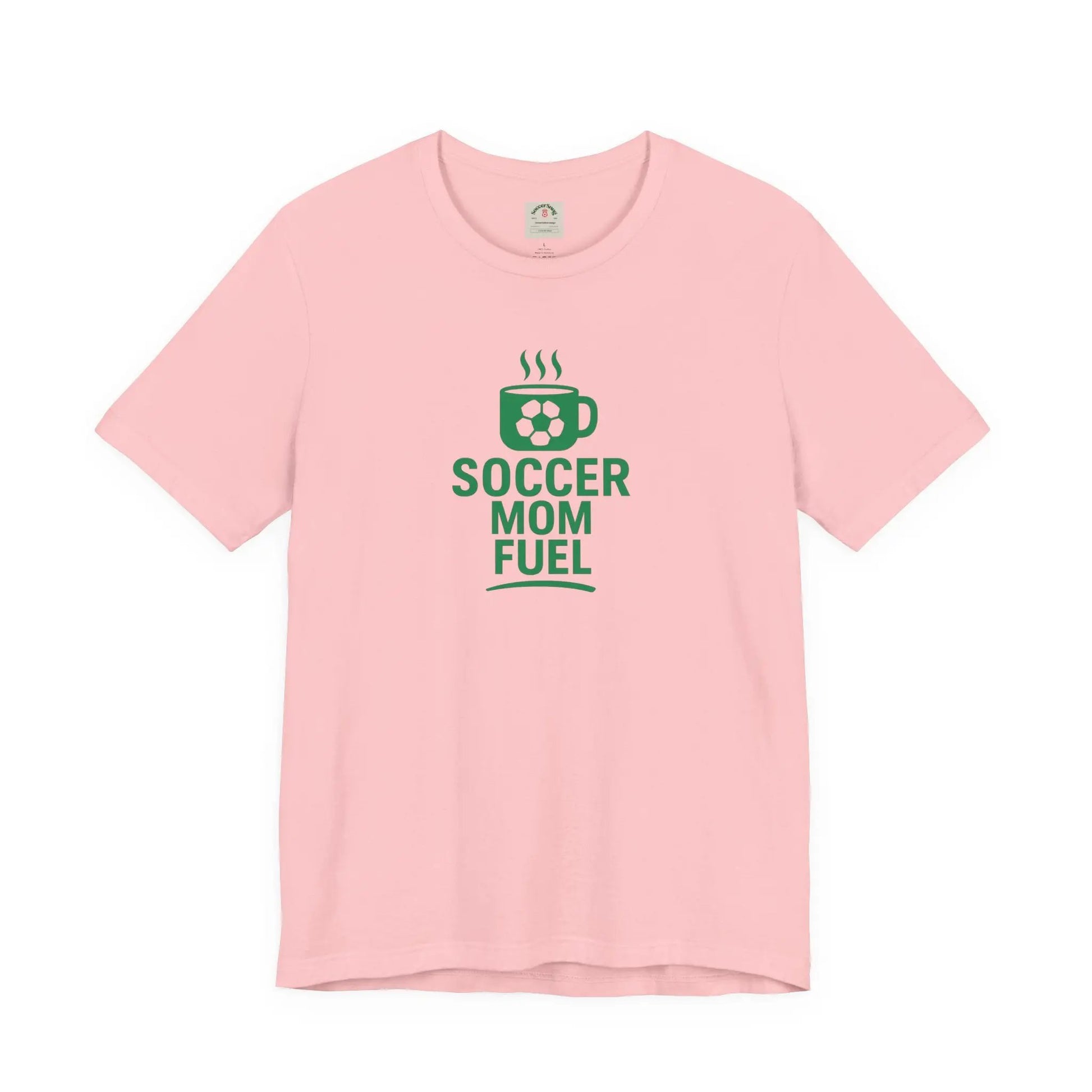 Soccer Mom Fuel T-Shirt — Coffee & Soccer Graphic Tee for Sports Moms by Printify