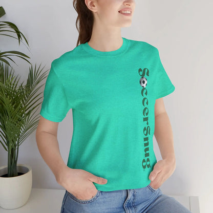 SoccerSnug Unisex Soccer Jersey Short Sleeve Tee by Printify