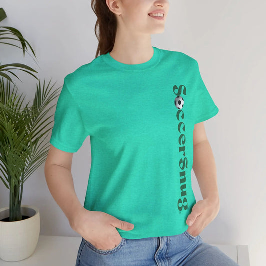 SoccerSnug Unisex Soccer Jersey Short Sleeve Tee by Printify