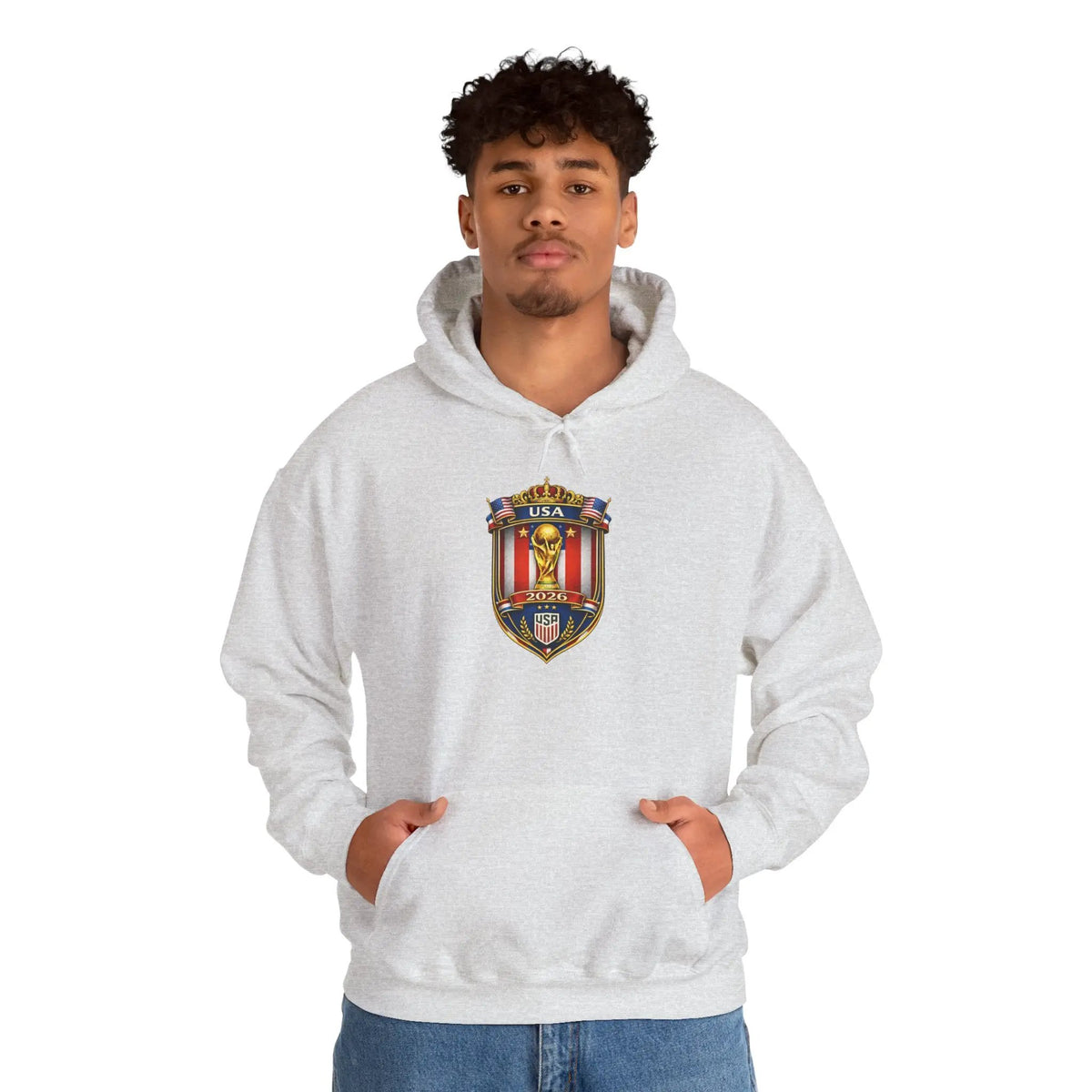 USA World Cup 2026 Hooded Sweatshirt by Printify