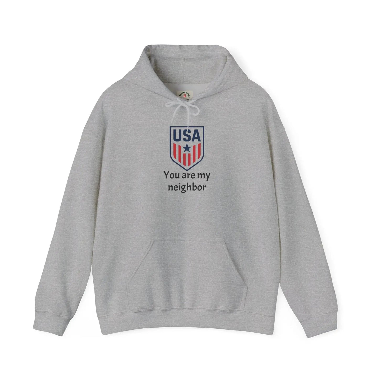 Gildan Heavy Blend Hoodie Unisex With Front Pocket Drawcord by Printify