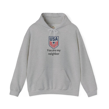 Gildan Heavy Blend Hoodie Unisex With Front Pocket Drawcord by Printify
