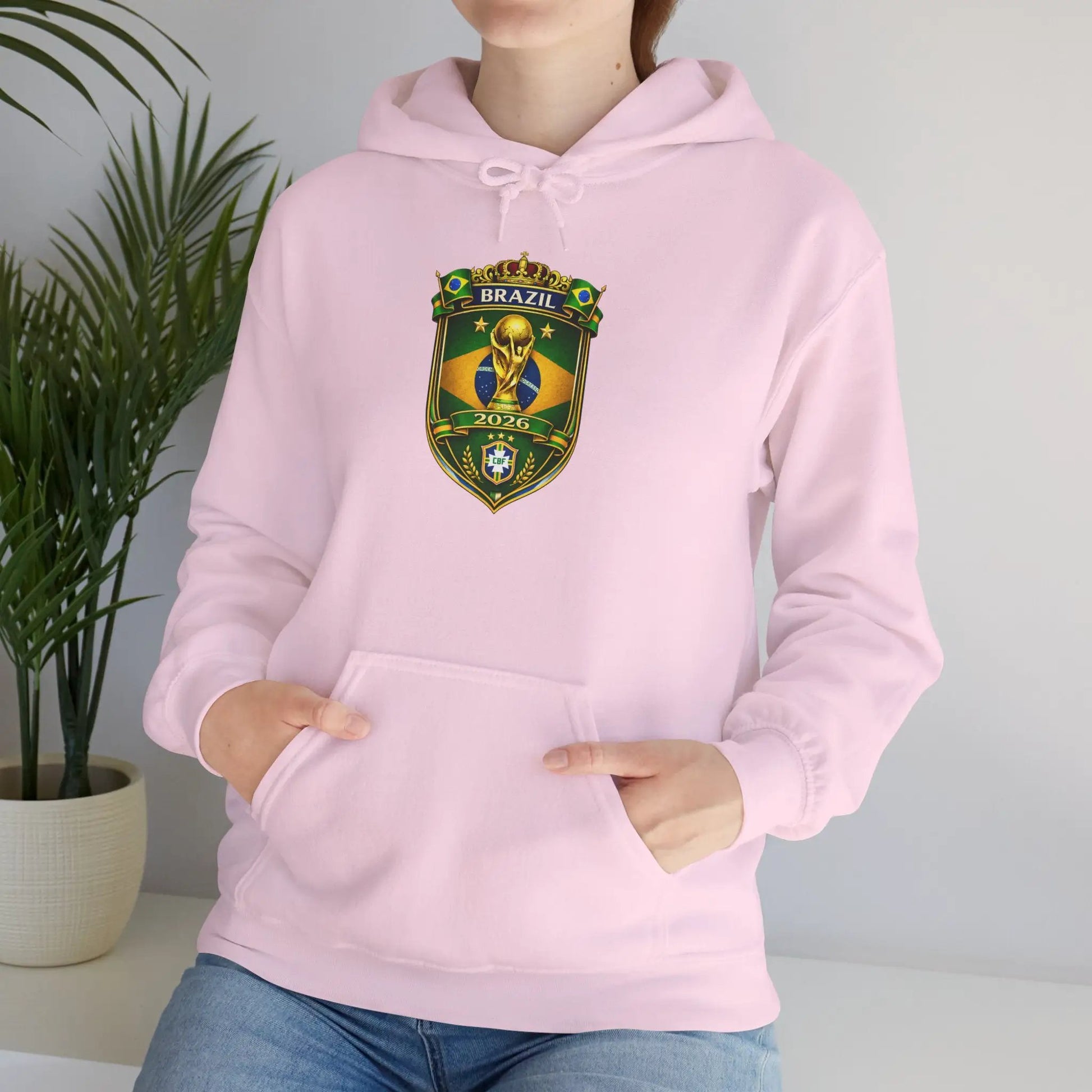 Brazil World Cup 2026 Hooded Sweatshirt by Printify