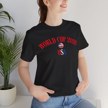 World Cup 2026 USA T-Shirt — Patriotic Soccer Tee