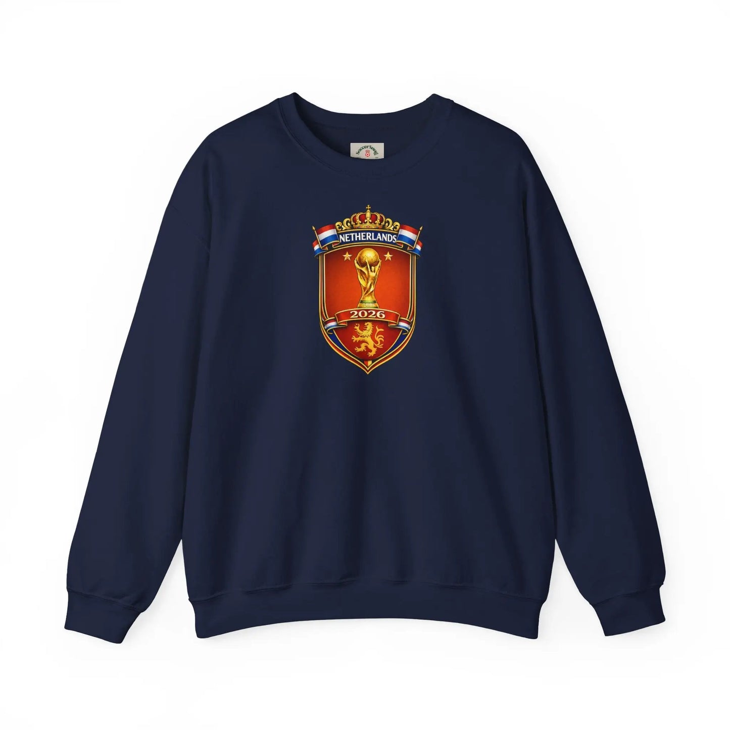 Netherlands 2026 World Cup Crest Crewneck by Printify