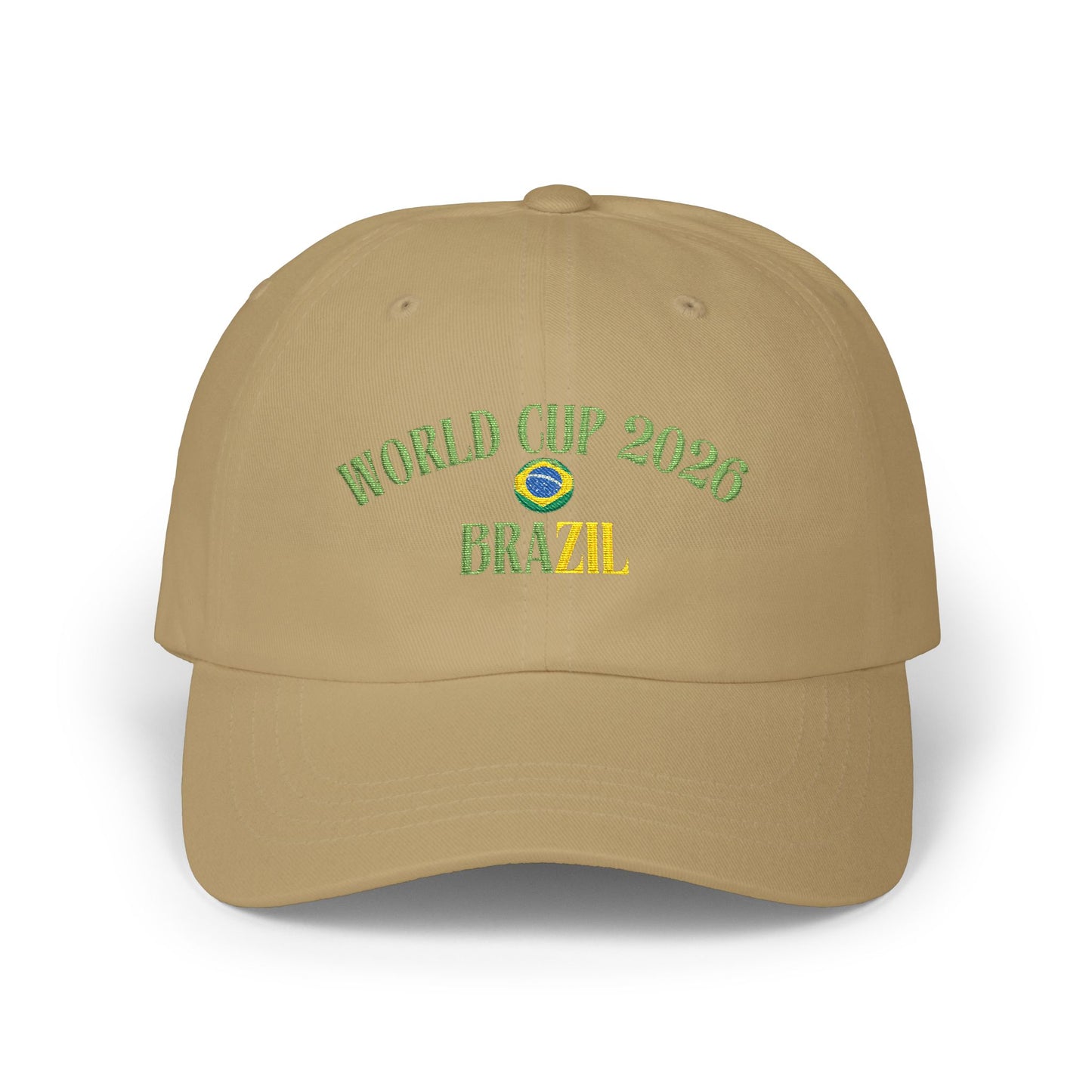 World Cup 2026 Brazil Dad Cap – Embroidered Soccer Fan Hat