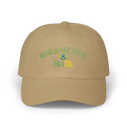 World Cup 2026 Brazil Dad Cap – Embroidered Soccer Fan Hat